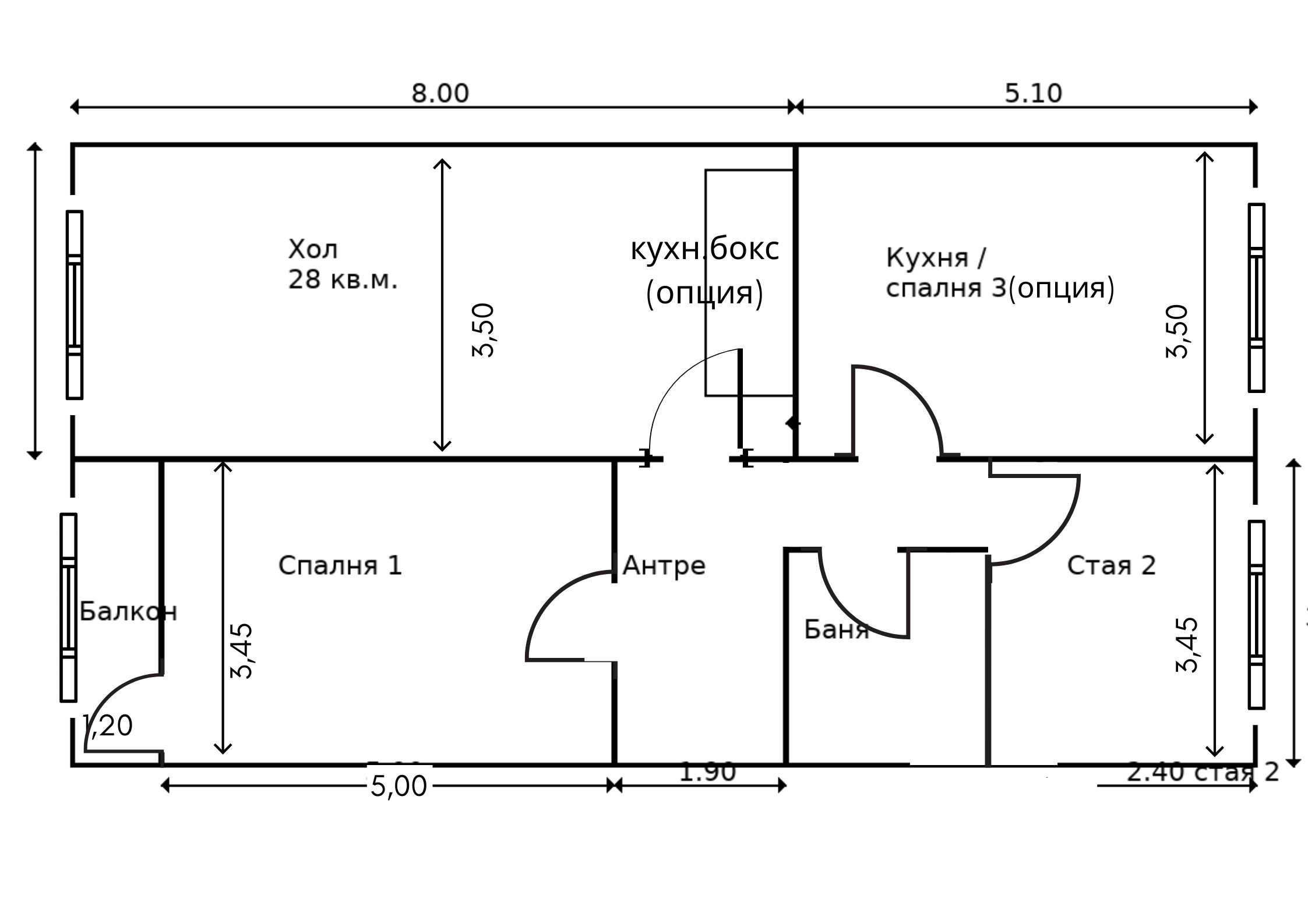 skica_finas (3) Четиристаен апартамент в ж.к.Илинден
